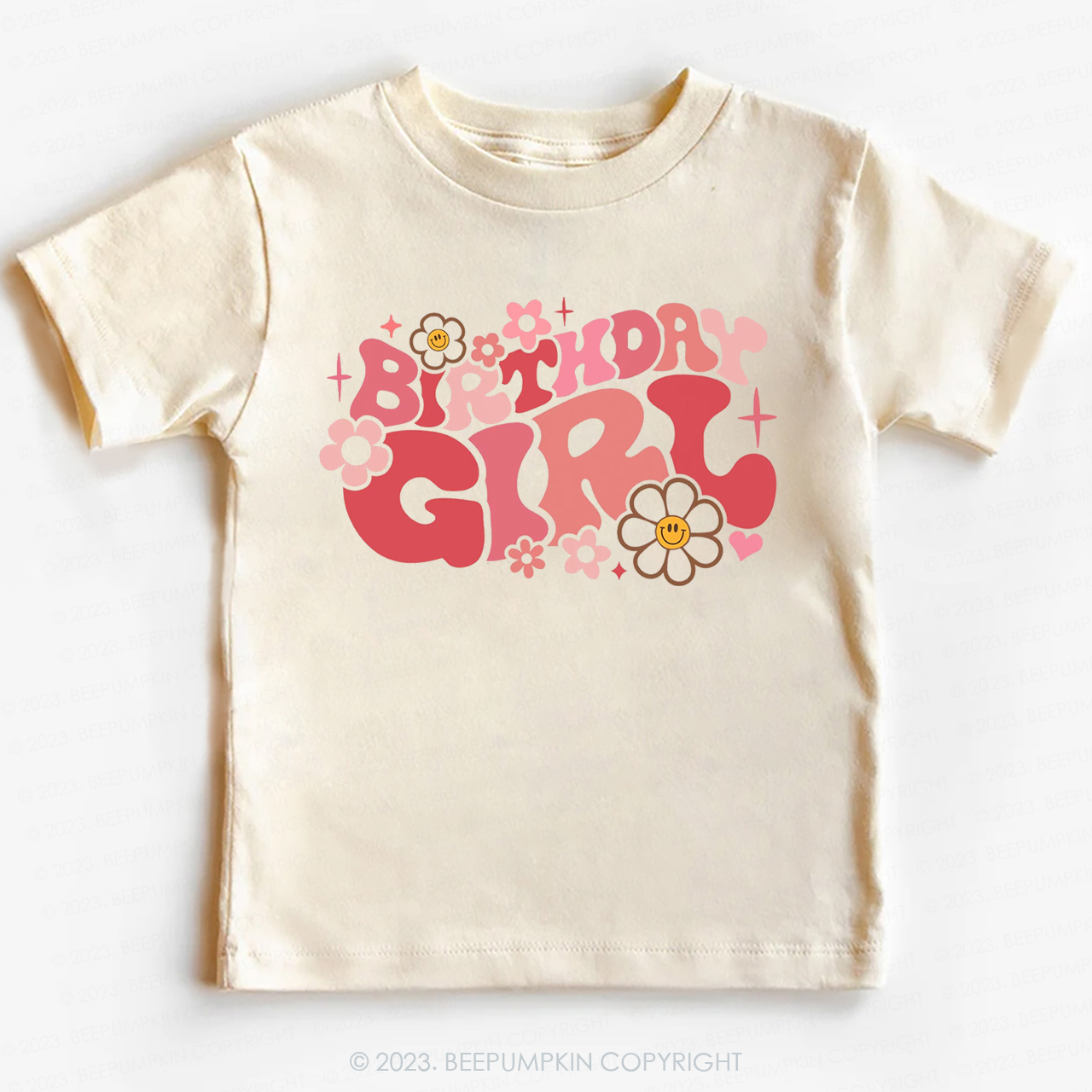 Pink Retro Birthday -Toddler Tees Sale-Beepumpkin™