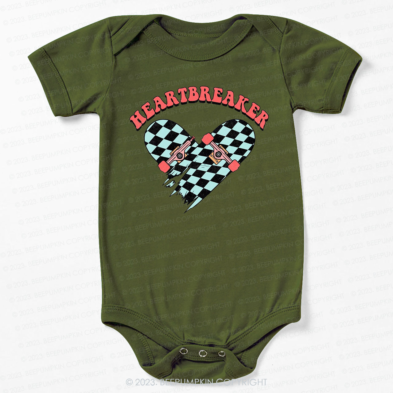 Heart Breaker Valentines Day Bodysuit For Baby
