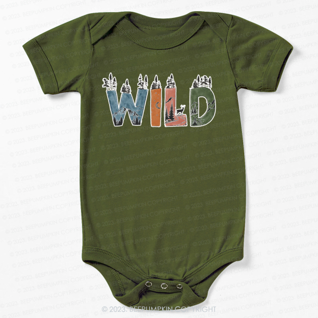Wild Hiking Outdoors Adventure Bodysuit For Baby