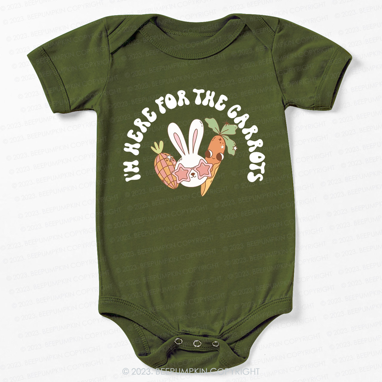 I'm Here For The Carrots Bodysuit For Baby