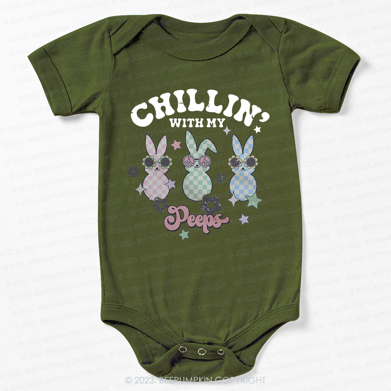  Chillin' with My Peeps Bodysuit For Baby