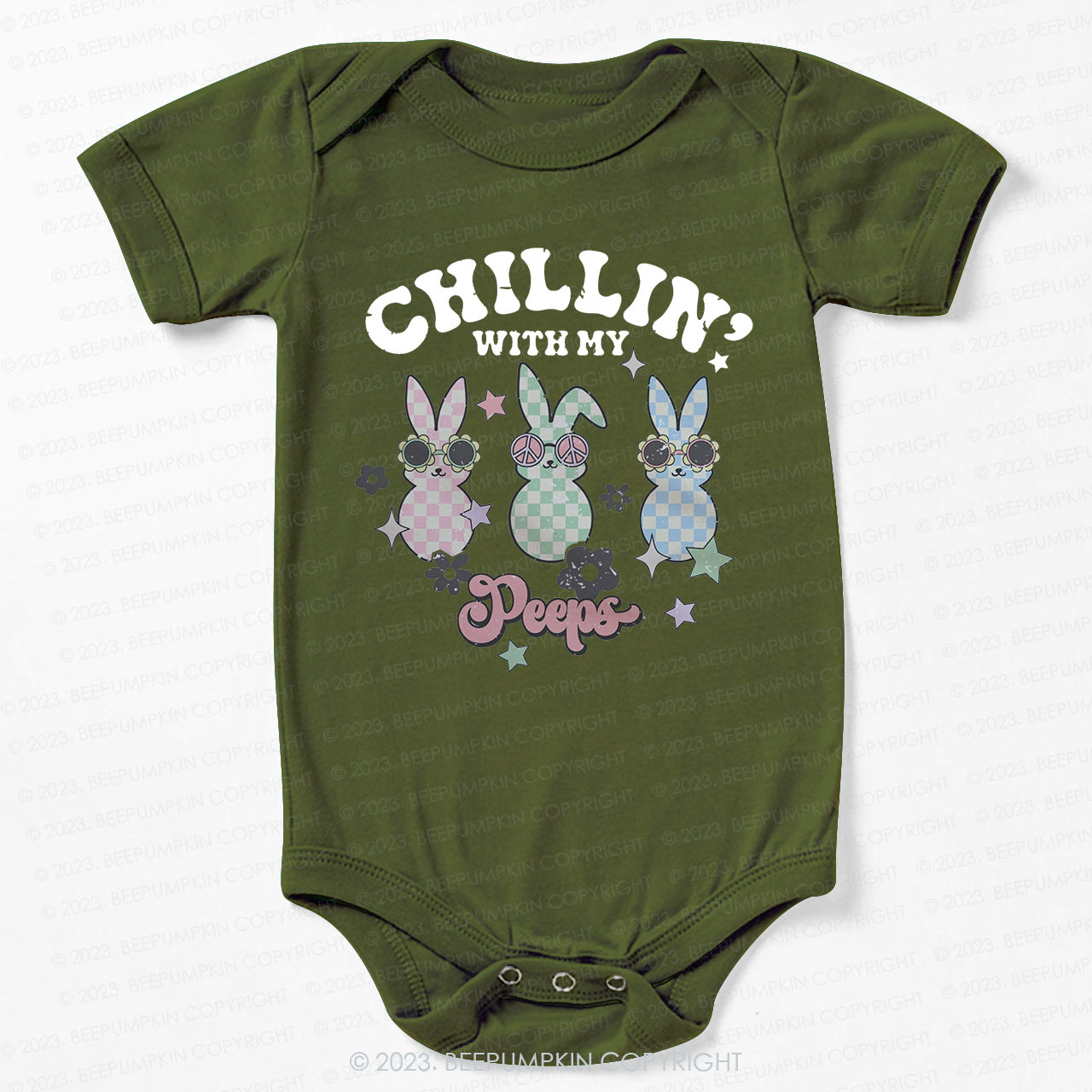  Chillin' with My Peeps Bodysuit For Baby