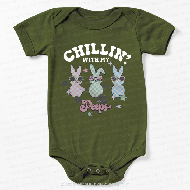  Chillin' with My Peeps Bodysuit For Baby