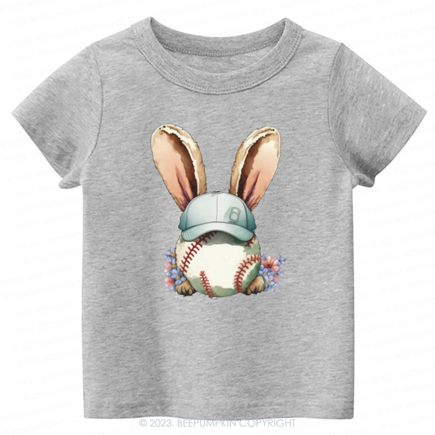 Easter Baseball Bunny  -Toddler Tees
