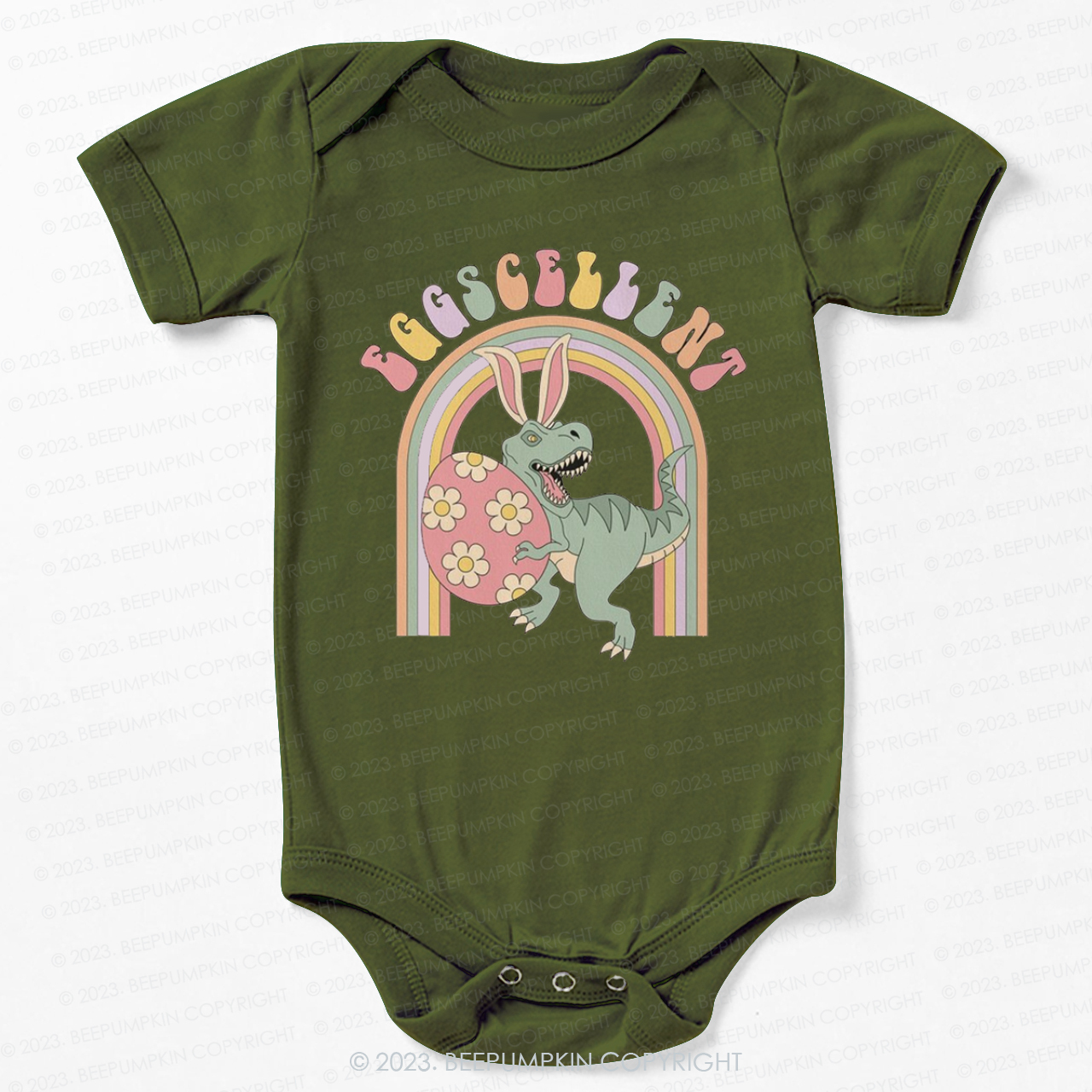 Easter Eggscellent Kids Retro Bodysuit For Baby