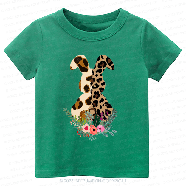 Leopard Bunny Easter-Toddler Tees