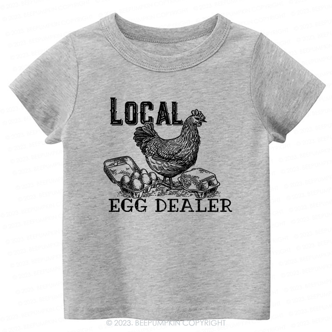 Local Egg Dealer Kids Retro -Toddler Tees