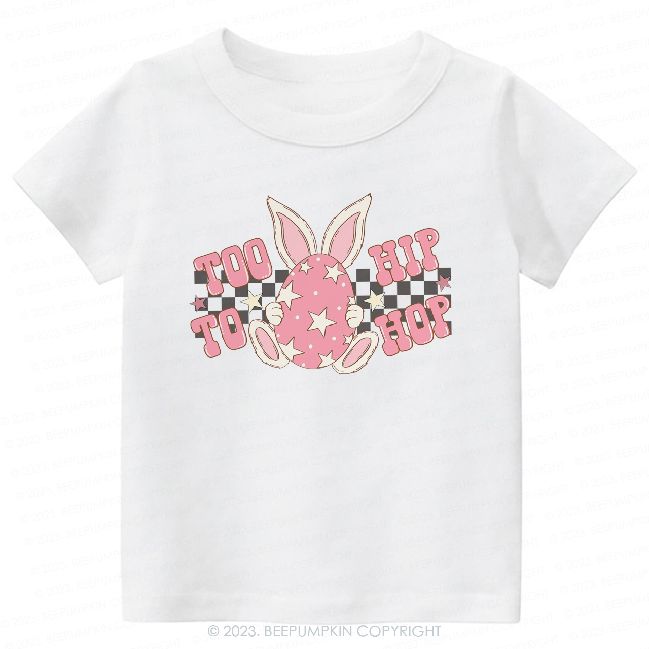 Too Hip To Hop Pink Kids-Toddler Tees