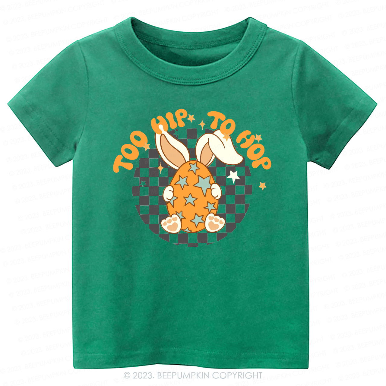 Hoppy Easter Too Hip To Hop-Toddler Tees