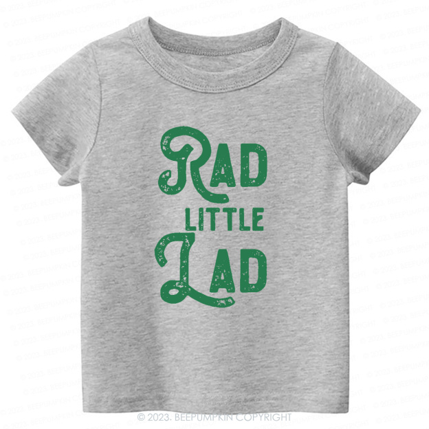 Rad little Lad St.Patricks Day-Toddler&Kids Tees