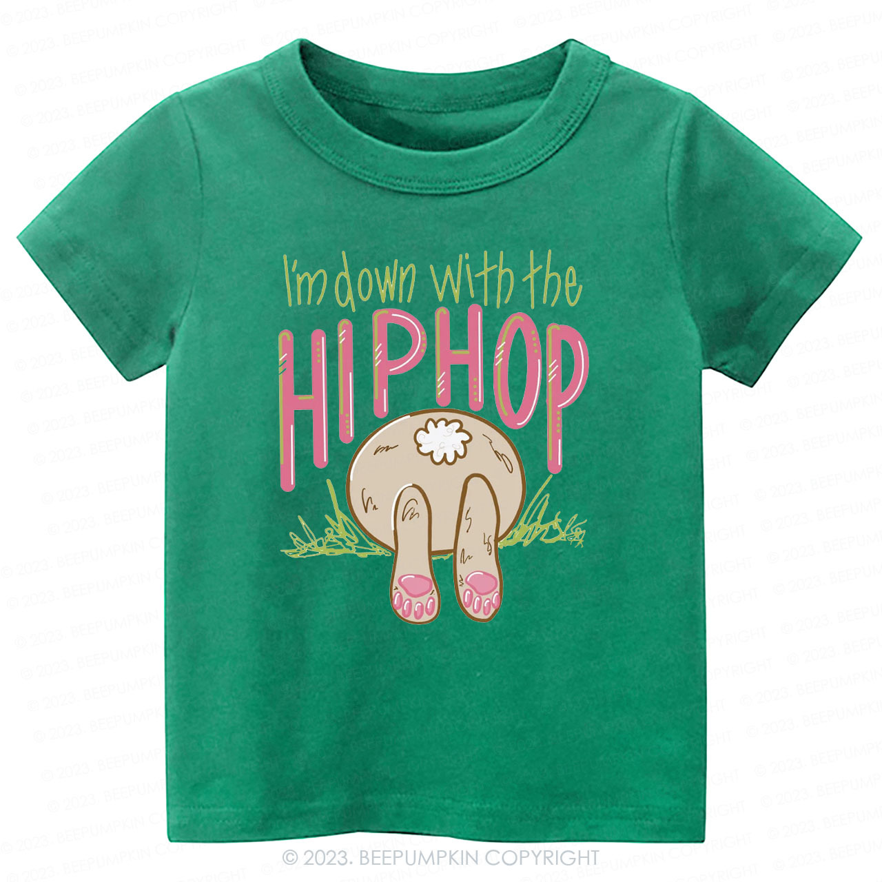 Hip Hop Bunny Tail Easter-Toddler&Kids Tees Sale-Beepumpkin™