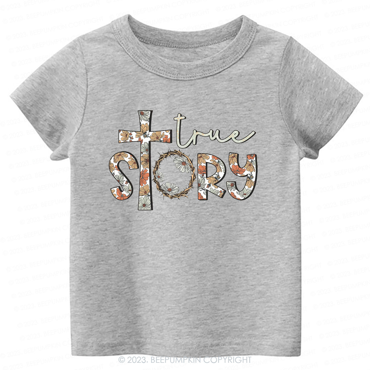 True Story Flowers Easter Toddler Tees