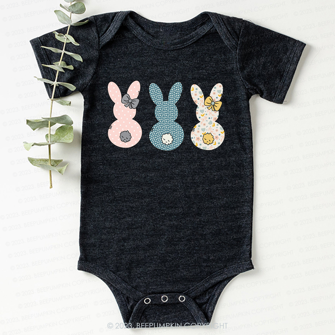 Spring Bunny Clipart Easter Bodysuit For Baby