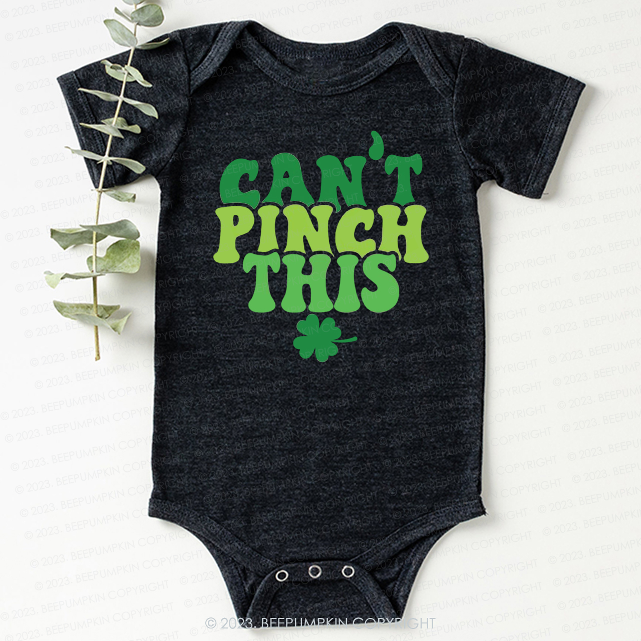 Can't Pinch This St.Patricks Day Bodysuit For Baby