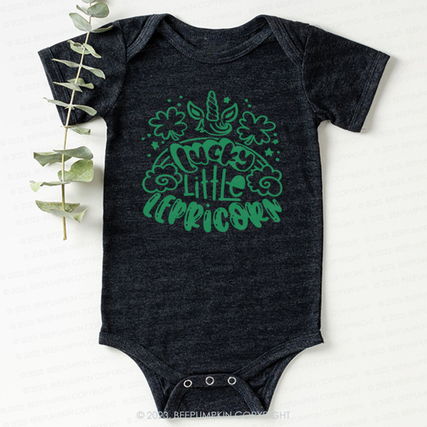Lucky Little Lepricorn St.Patricks Day Bodysuit For Baby