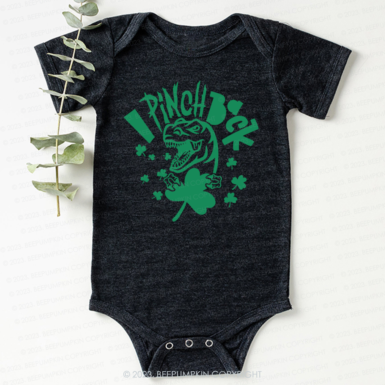 I Pinch Back St.Patricks Day Bodysuit For Baby
