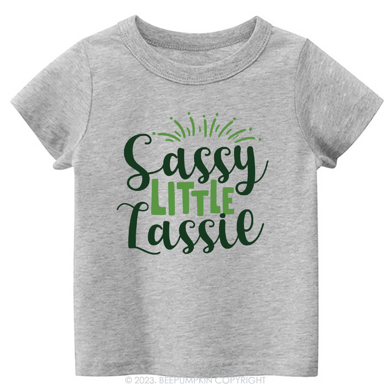 Sassy Little Lassie St.Patricks Day -Toddler Tees