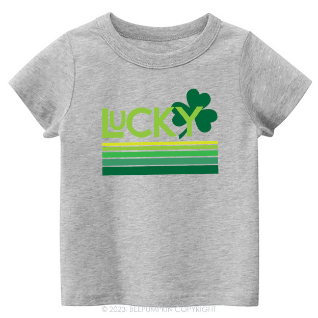 Pretty Lucky Clover St.Patricks Day -Toddler Tees