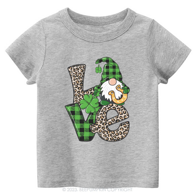 Love Gnomes St.Patricks Day -Toddler Tees