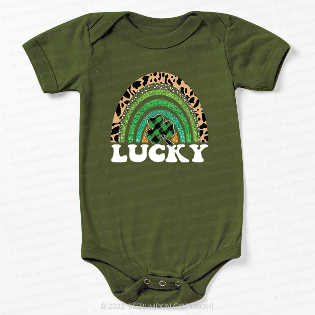 Lucky Rainbow St.Patricks Day Bodysuit For Baby