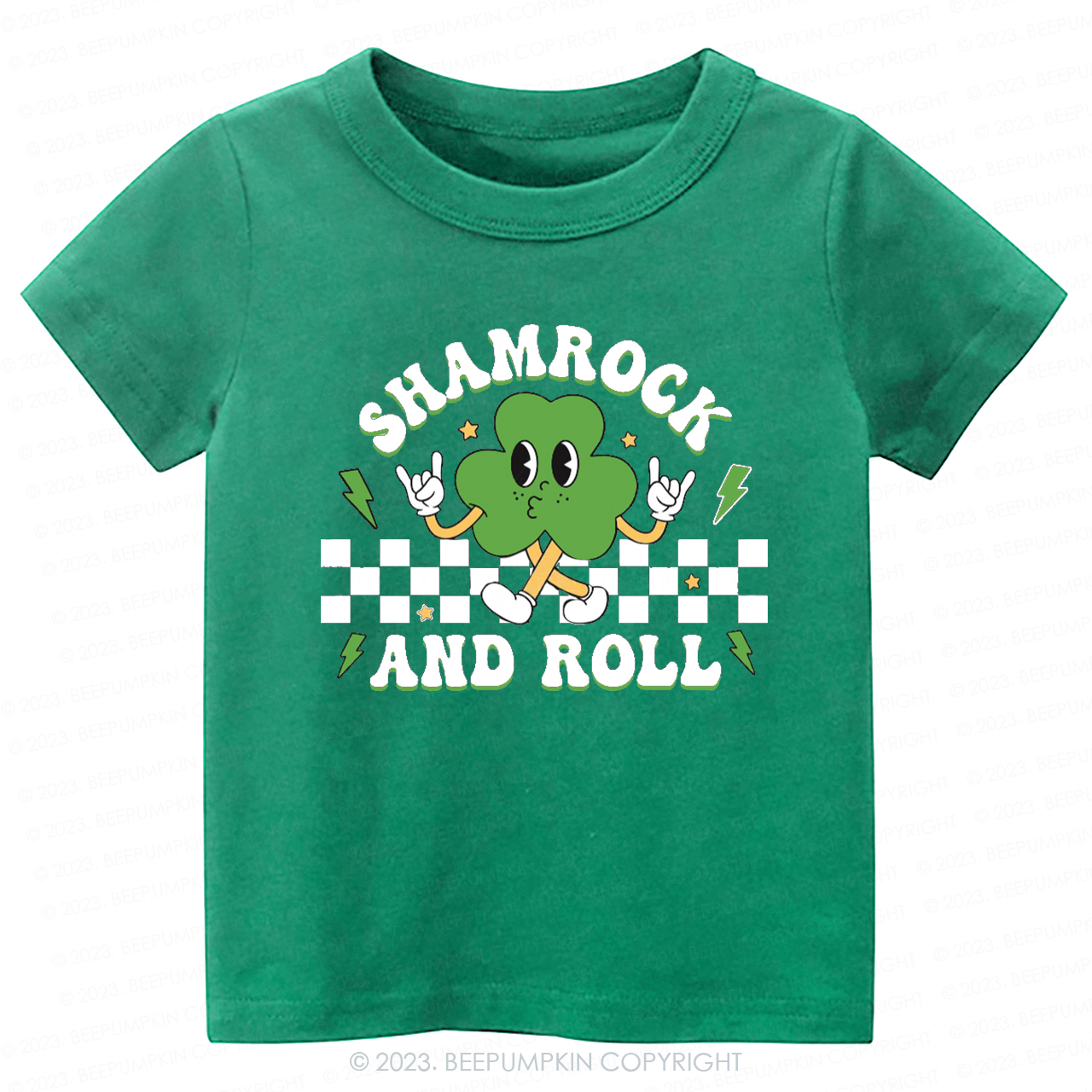 Shamrock And Roll St.Patricks Day -Toddler Tees