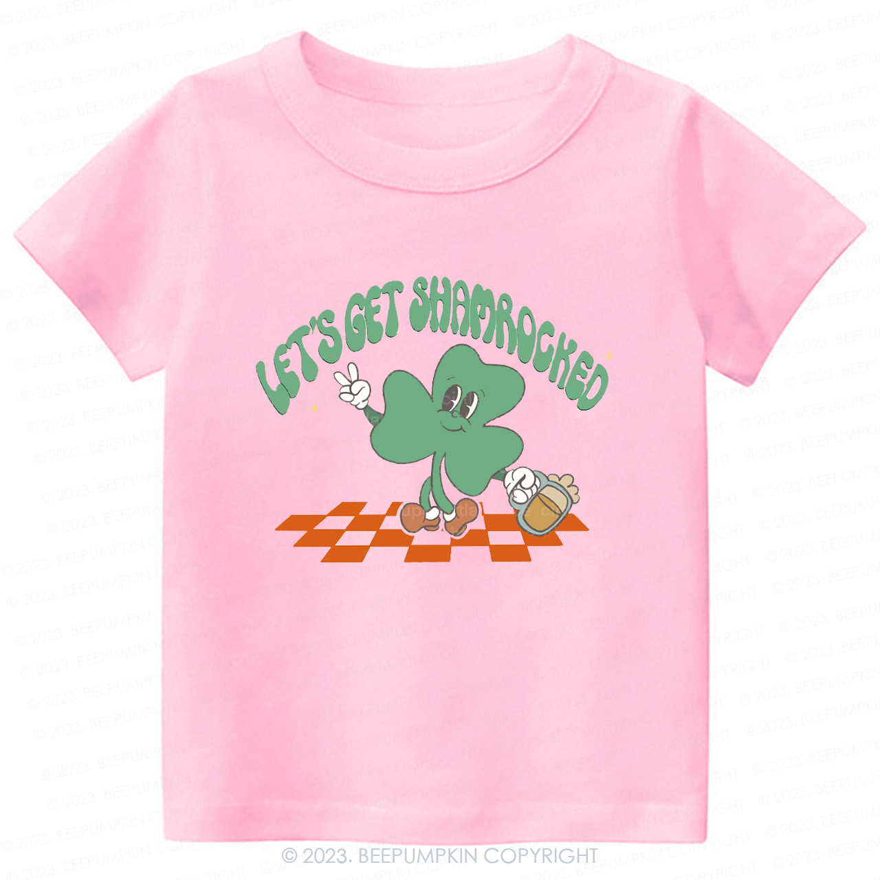 Let's Get Shamrock St.Patricks Day -Toddler Tees