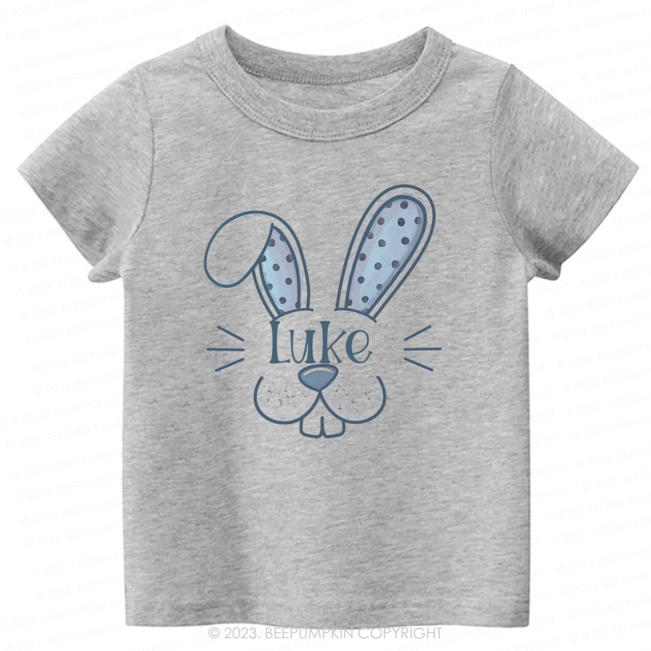 Custom Name Polka Dots Easter Boy -Toddler Tees