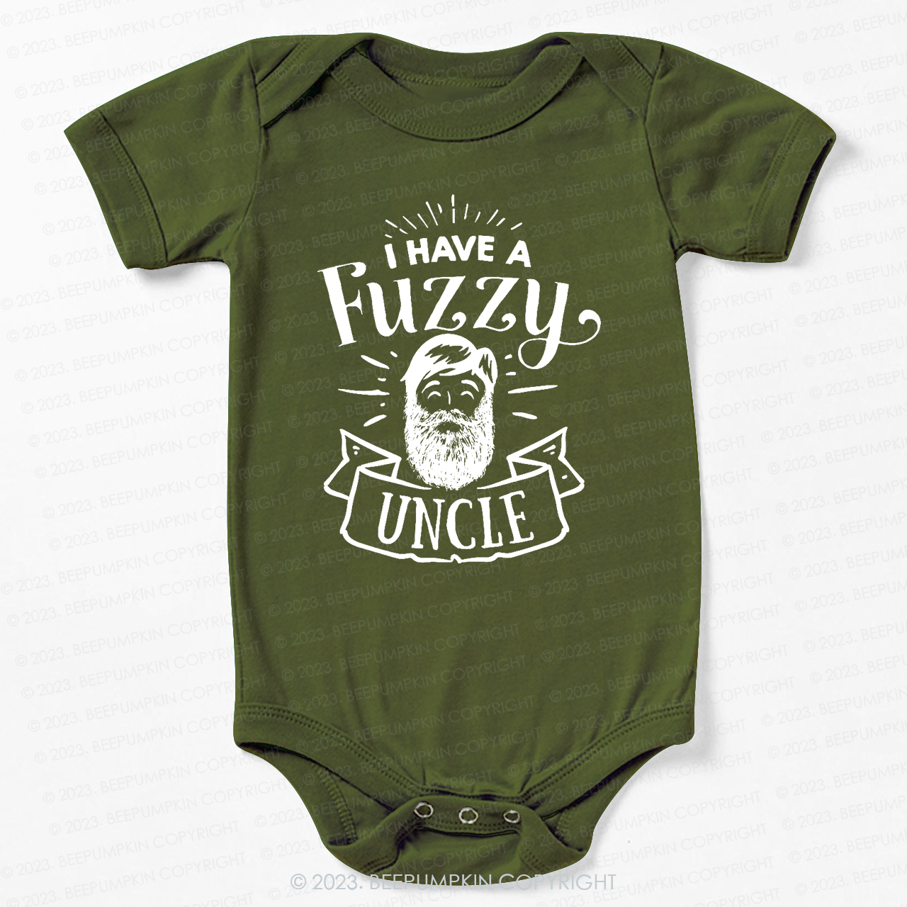 I Have a Fuzzy Uncle Bodysuit For Baby