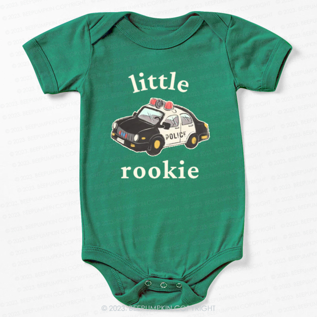Little Rookie Police Car Bodysuit For Baby