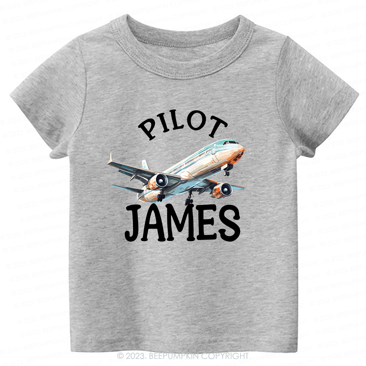  Custom Name Pilot -Toddler Tees