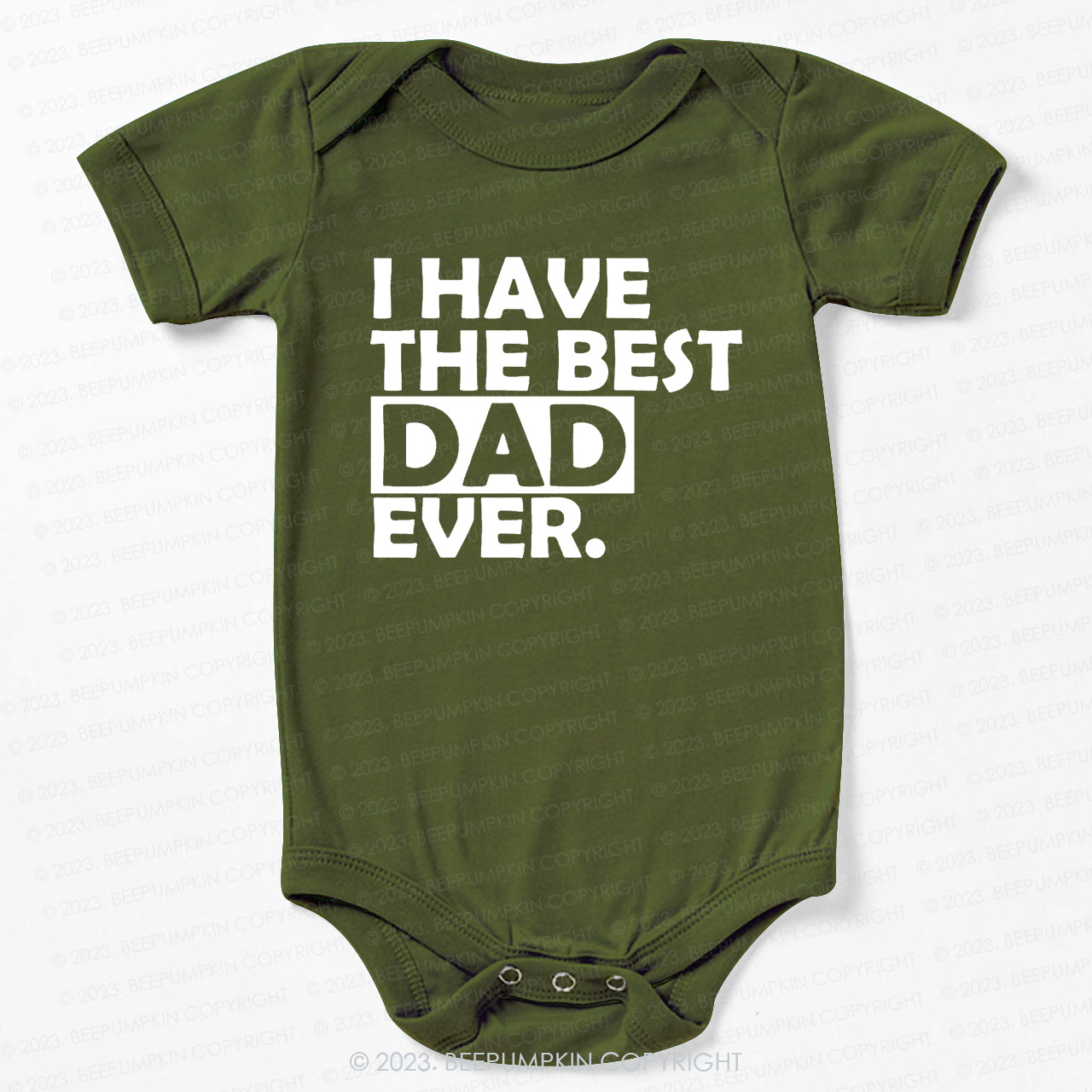 Best Dad Ever T-Shirt For Baby