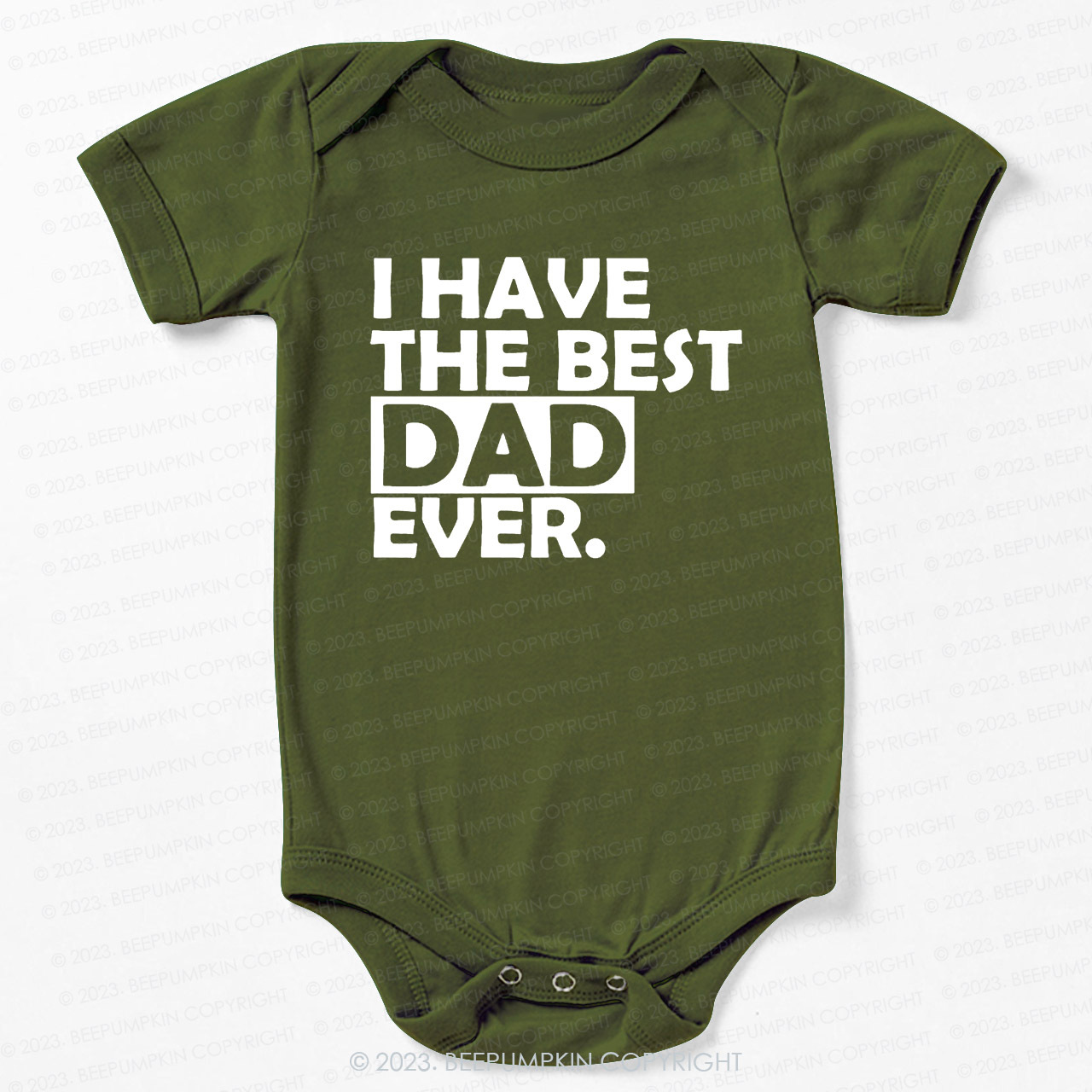 Best Dad Ever T-Shirt For Baby