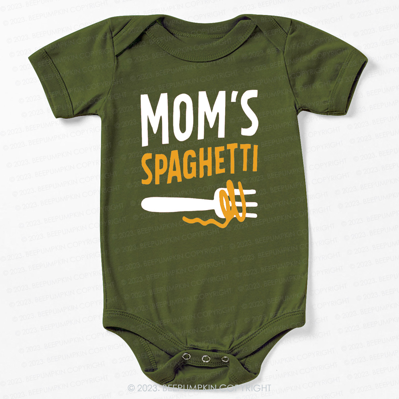 Mom's Spaghetti Bodysuit For Baby