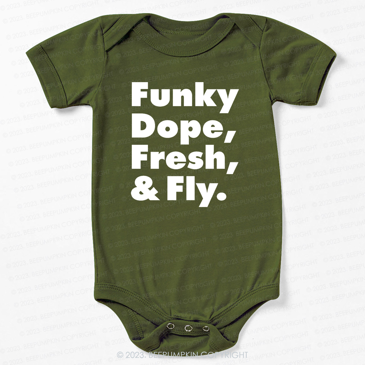 Funky Dope Fresh & Fly Bodysuit For Baby