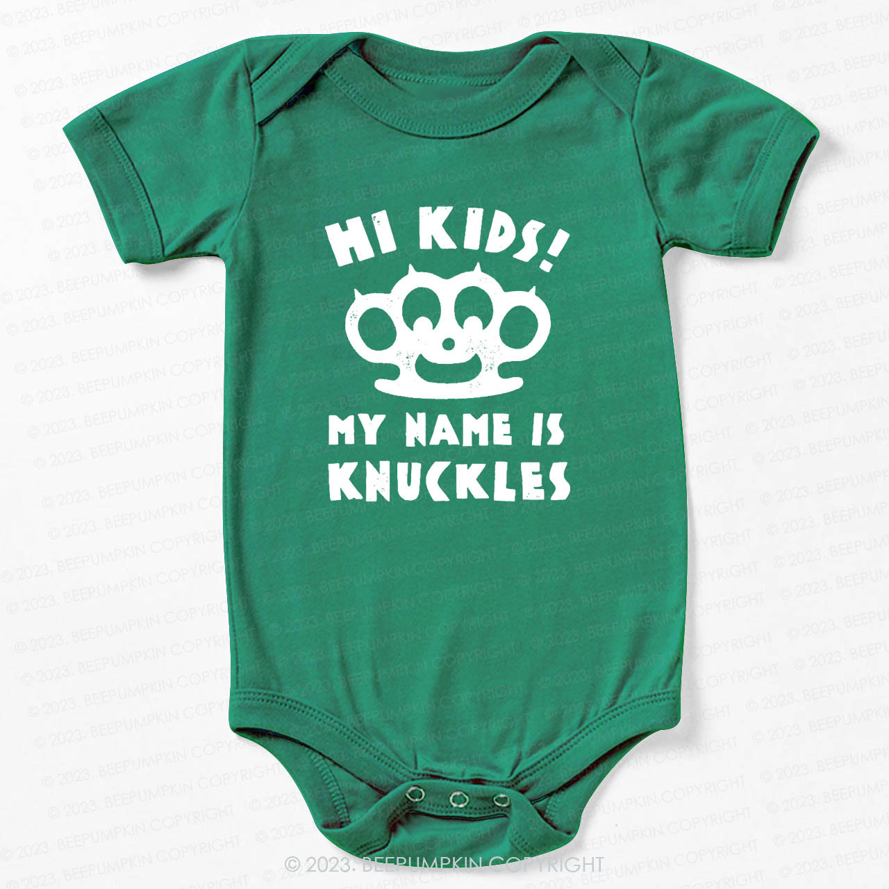 Hi Kids, My Name Is Knuckles Bodysuit For Baby
