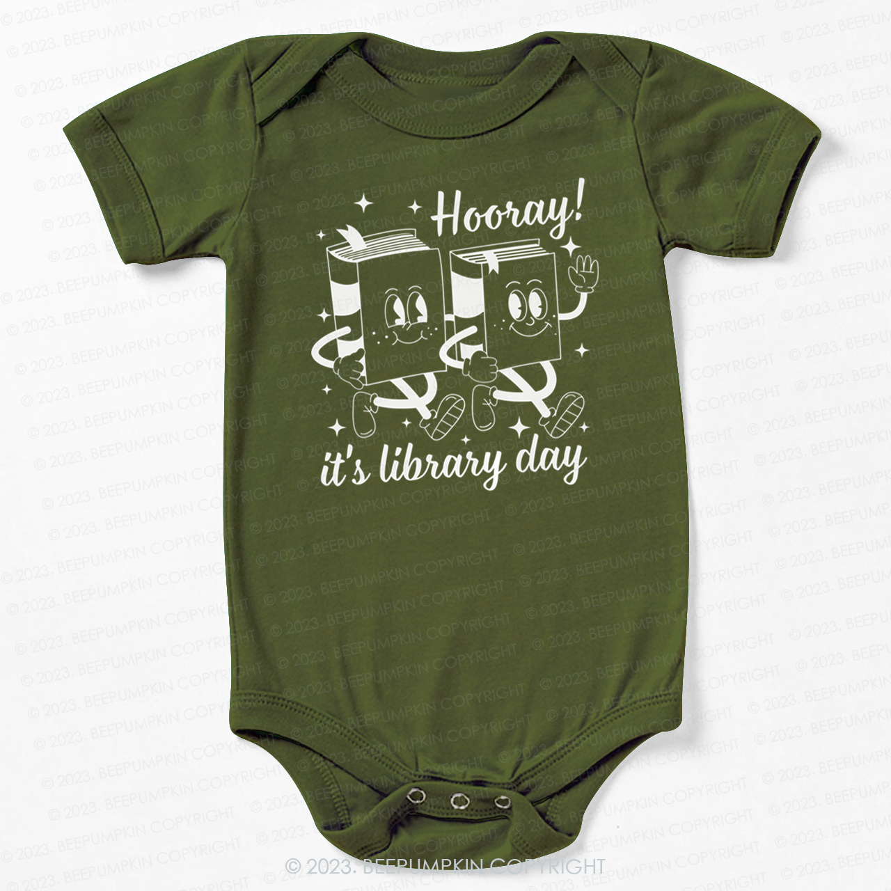 Hooray It's Library Bodysuit For Baby