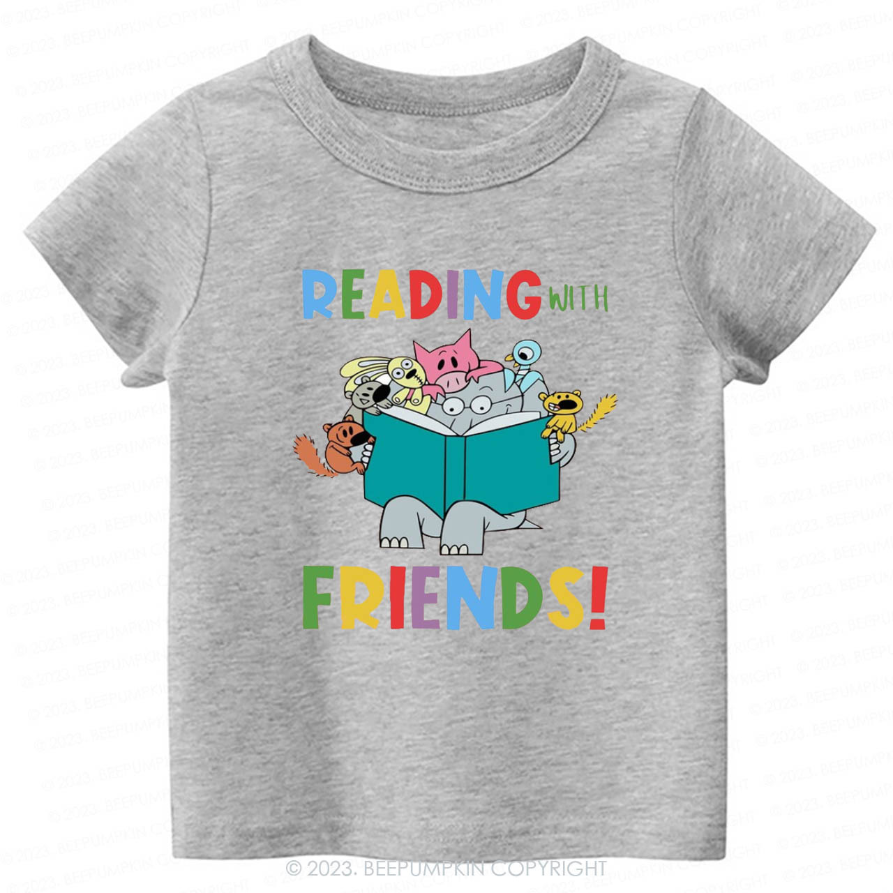 Reading With Friends Kids Shirt