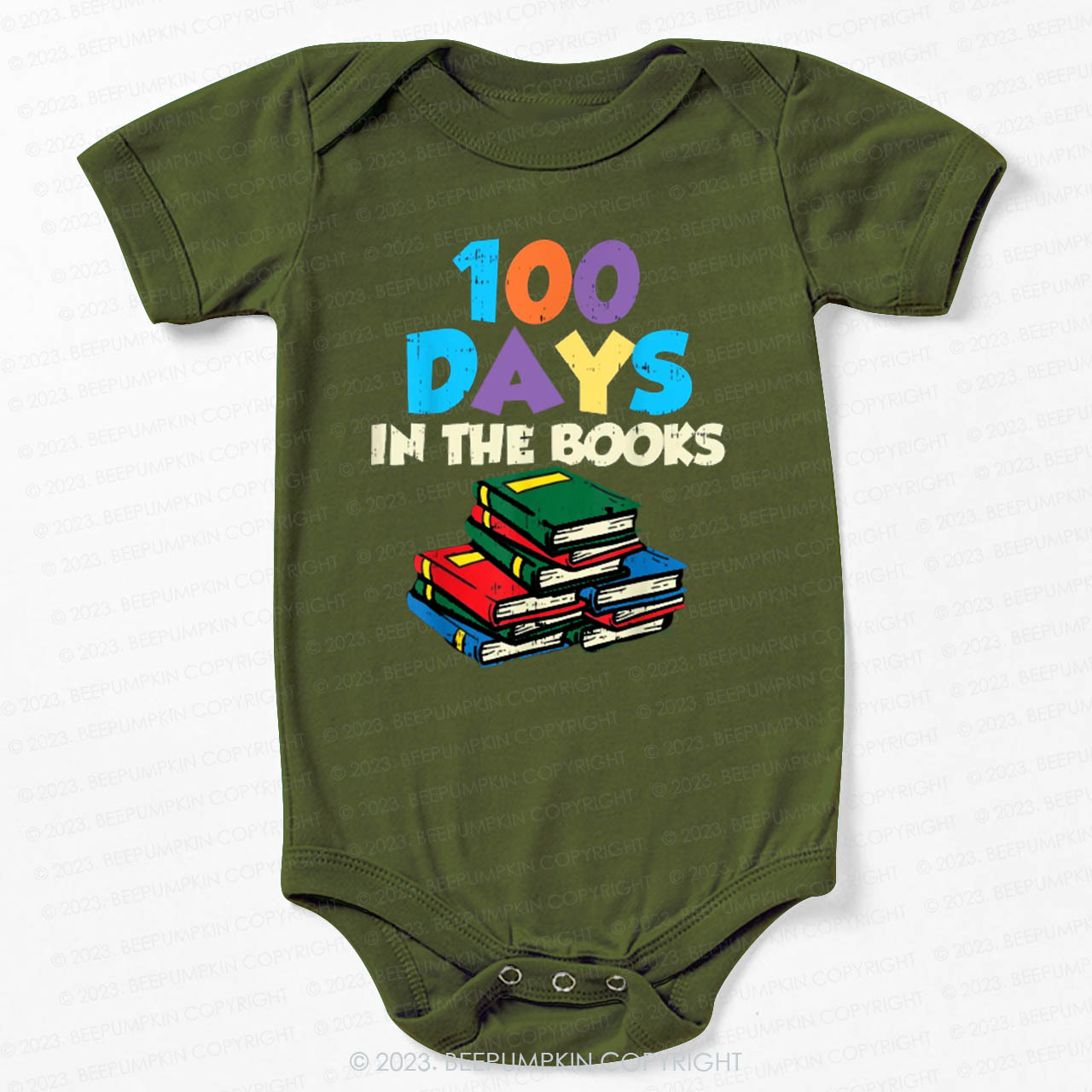 100 Days In The Books Bodysuit For Baby