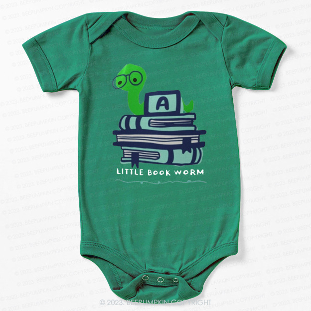 Little Book Worm Bodysuit For Baby