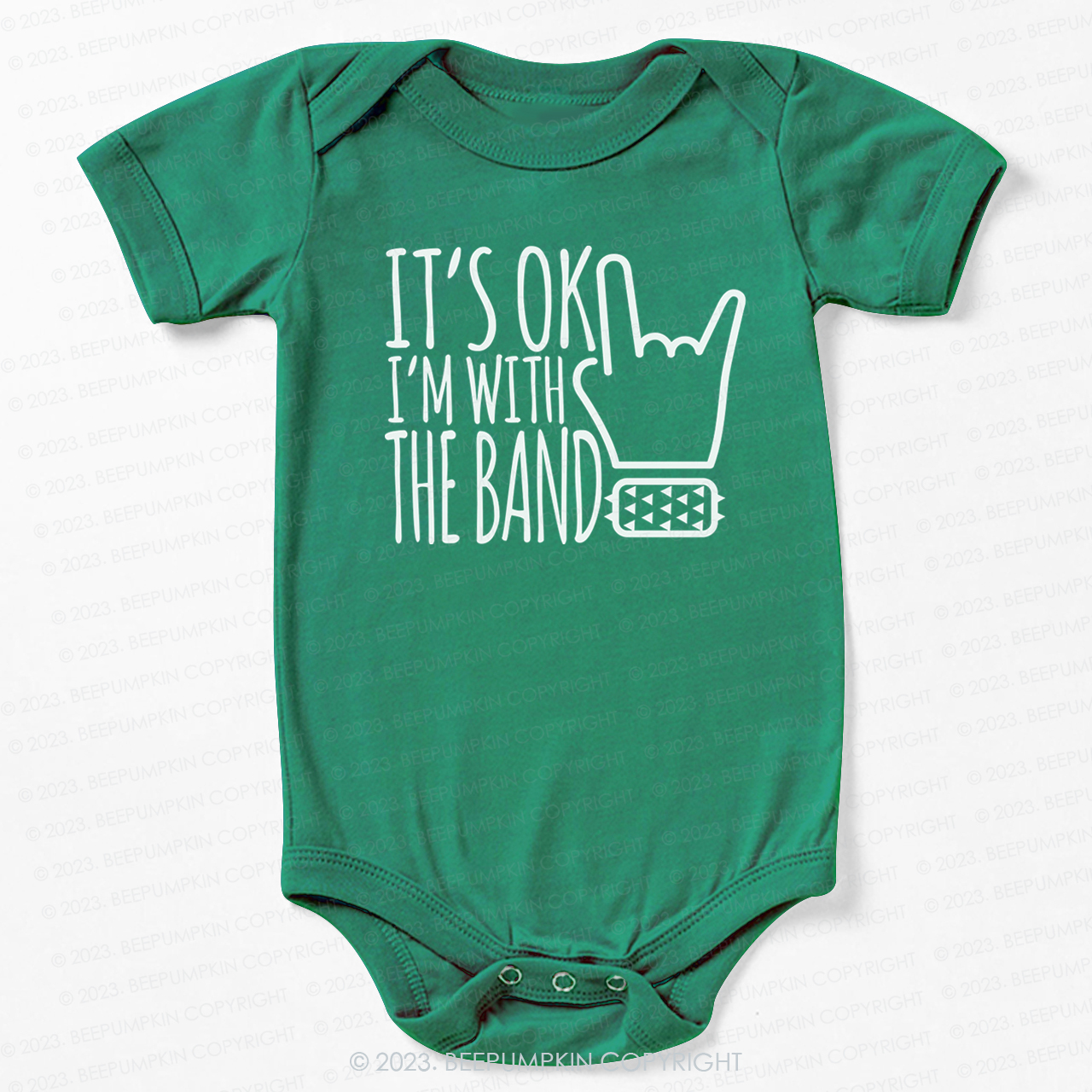 I'm With The Band Bodysuit For Baby