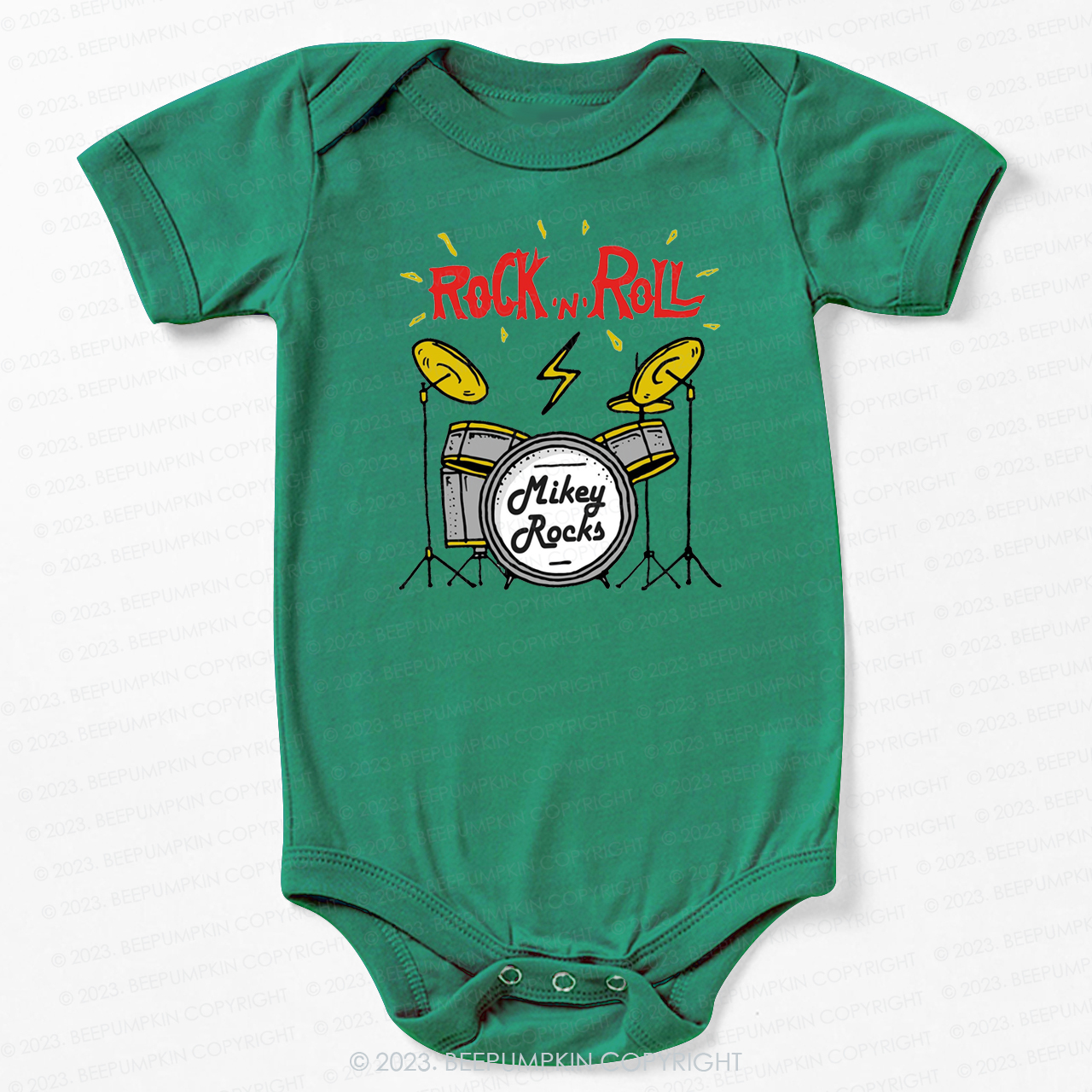 Rock 'n' Roll Future Music Rock Star Bodysuit For Baby