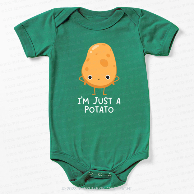 I'm Just A Potato Natural Bodysuit For Baby
