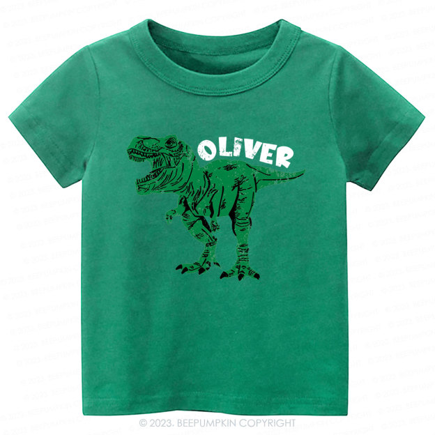Personalized Dinosaur Kids Shirt