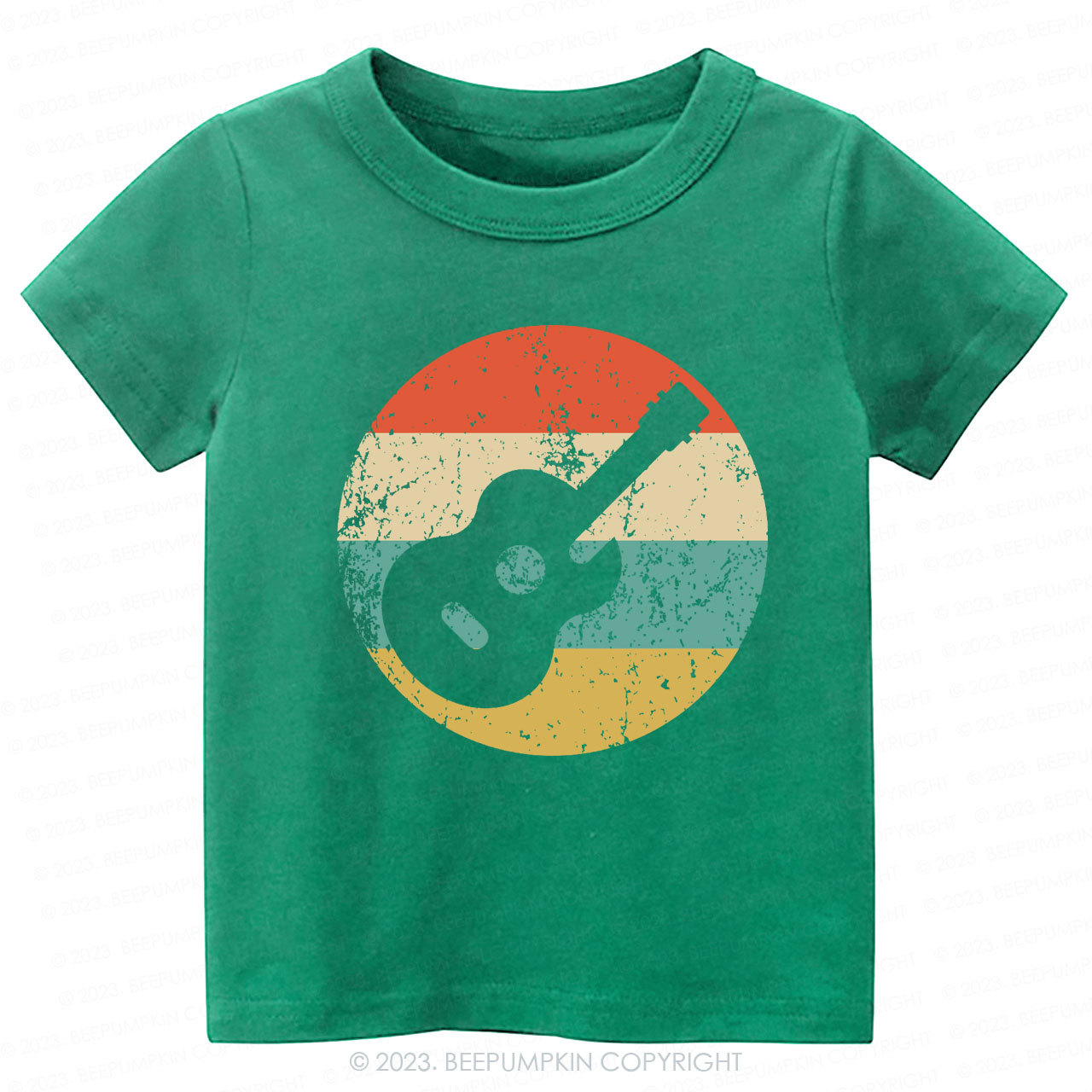  Retro Guitar Icon Kids Shirt