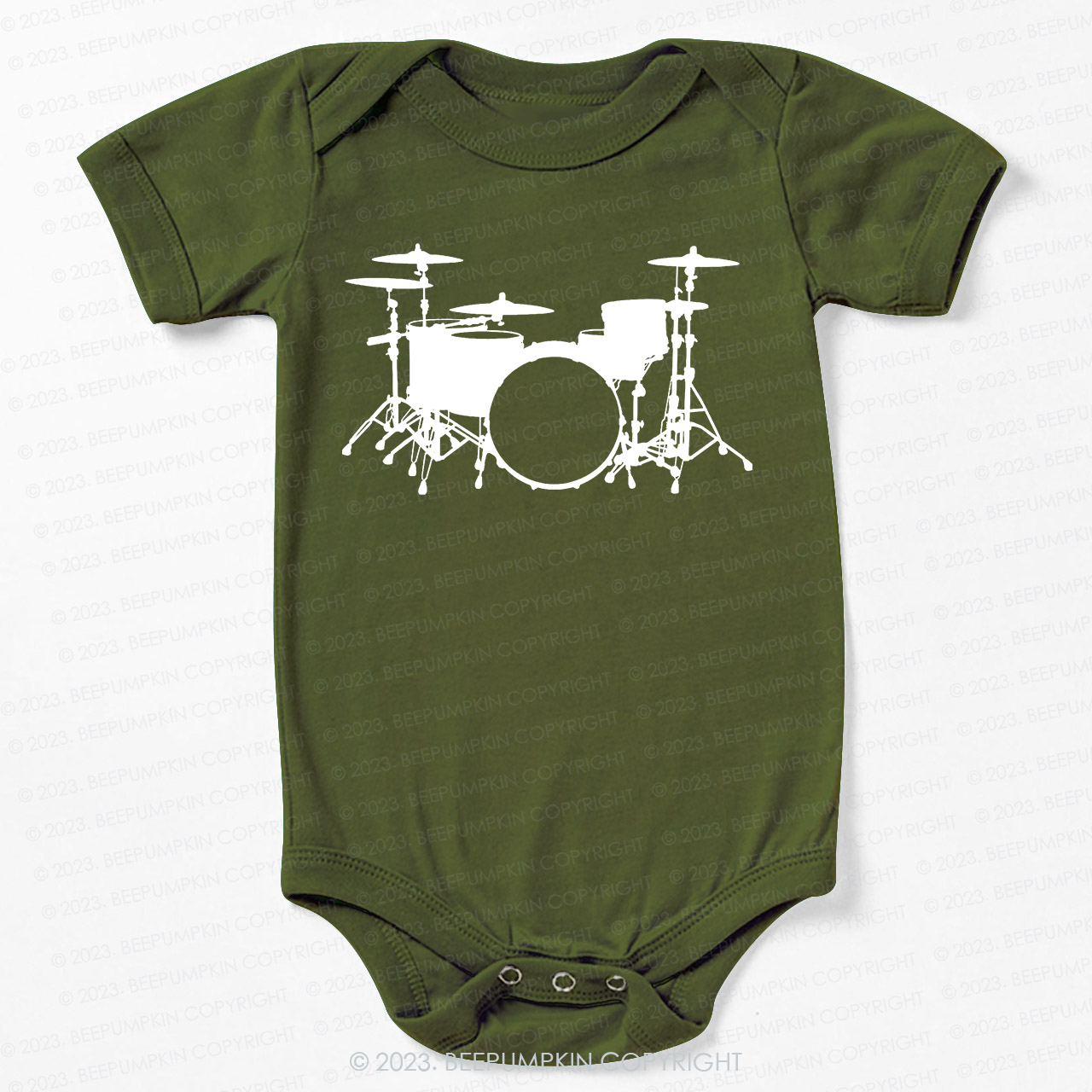 Drumset Music Bodysuit For Baby
