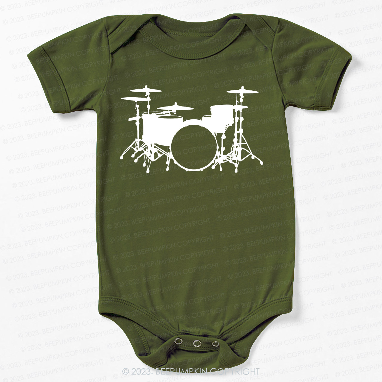 Drumset Music Bodysuit For Baby