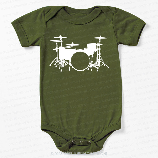 Drumset Music Bodysuit For Baby