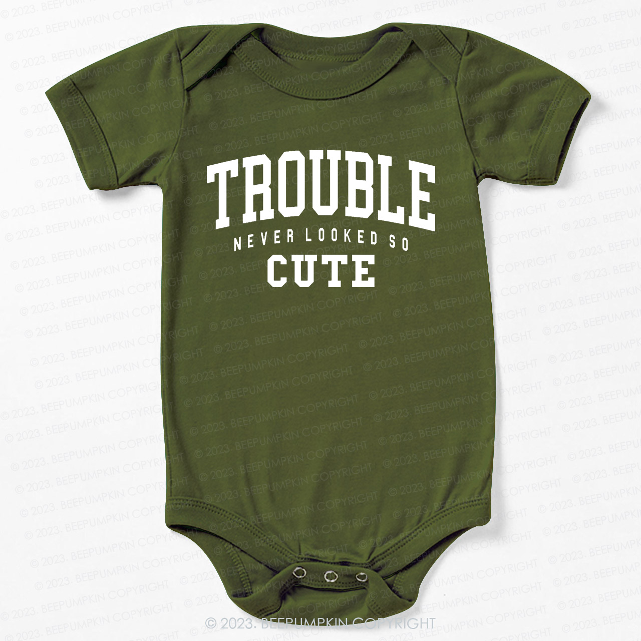 Trouble Never Looked So Cute Bodysuit For Baby