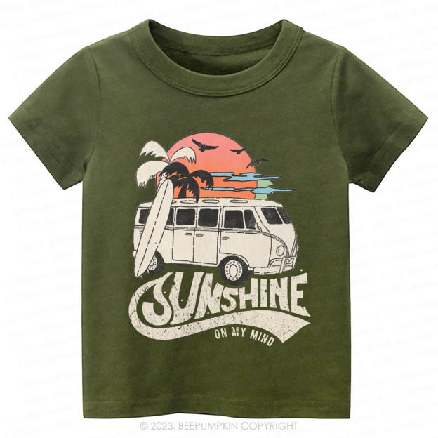 Sunshine On My Mind Kids Shirt