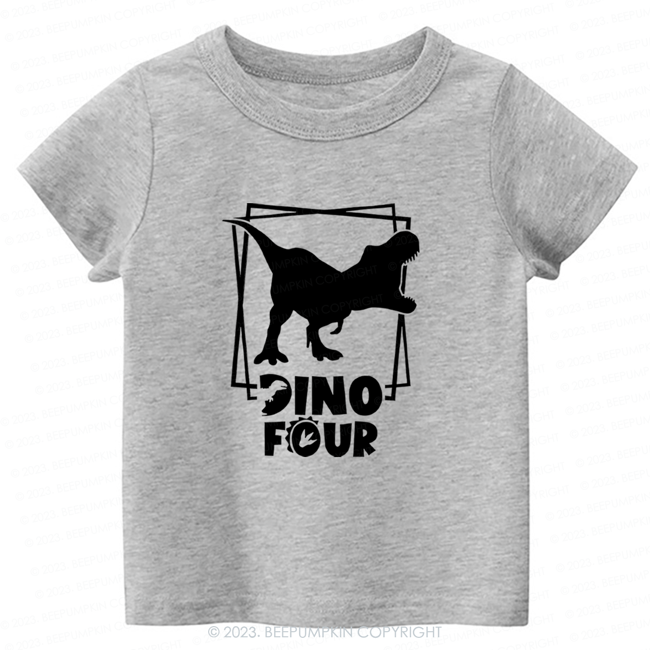 Dino Square T-Rex Kids Shirt